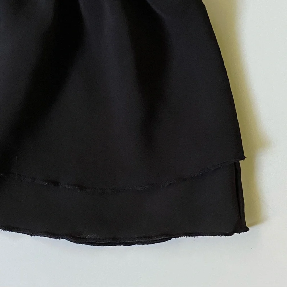 Black Ballet Skirt Size 4 5 XS Danskin Freestyle Elastic Waist EUC Dance Flowy